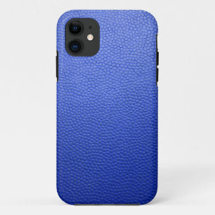 Capa Para iPhone 11 Couro Azul