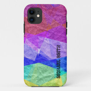 Capa Para iPhone 11 Couro Colorido Antigo #7