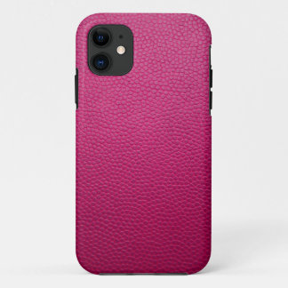 Capa Para iPhone 11 Couro Rosa
