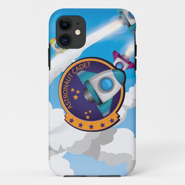 Capa Para iPhone 11 Crachá Astronauta (Verso)
