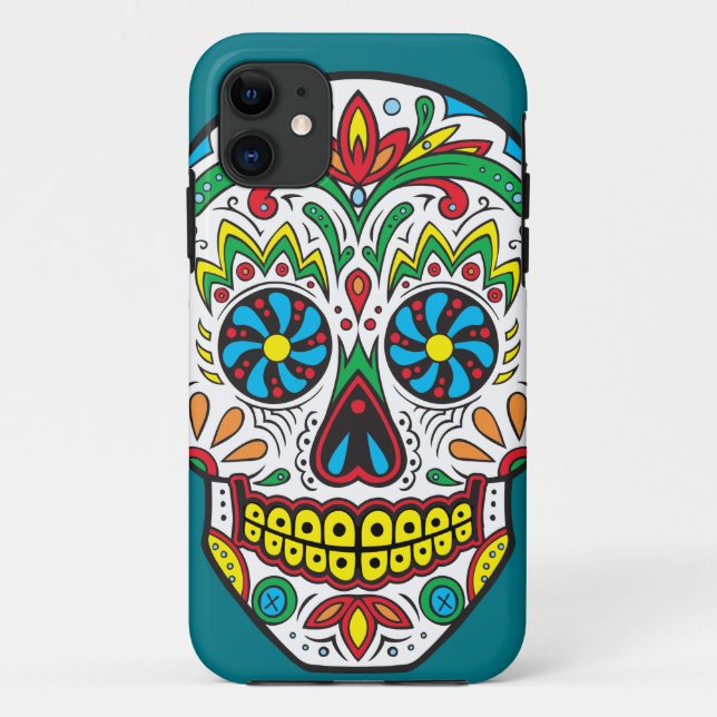Capa Para iPhone 11 Crânio (Verso)