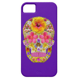 Capa Para iPhone 11 Crânio 4 da flor - tropical
