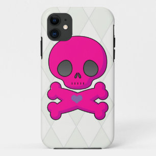 Capa Para iPhone 11 Crânio e ossos cruzados