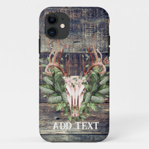 Capa Para iPhone 11 Crânio Russo de Veado de Turquesa Ocidental