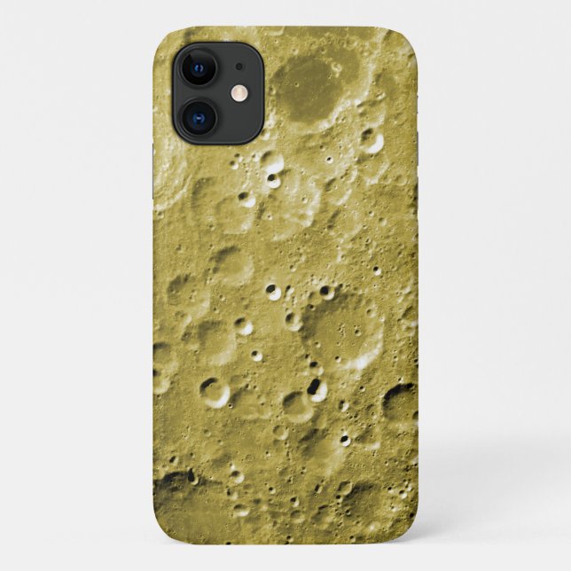 Capa Para iPhone 11 Crateras na Lua (Verso)