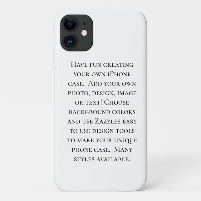 Capa Para iPhone 11 Create Your Own Custom iPhone Case (Verso)