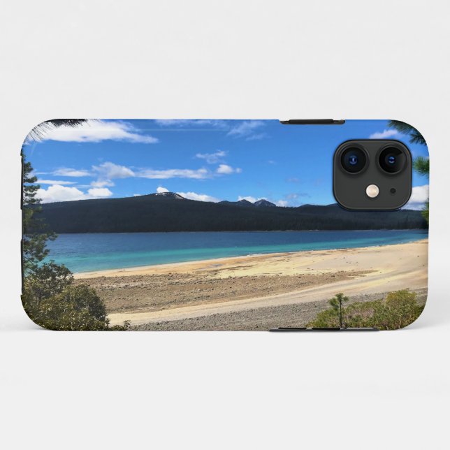 Capa Para iPhone 11 Crescent Lake, Oregon (Verso (horizontal))