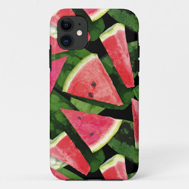 Capa Para iPhone 11 Criação de Padrão de Melancia 5 (Verso)