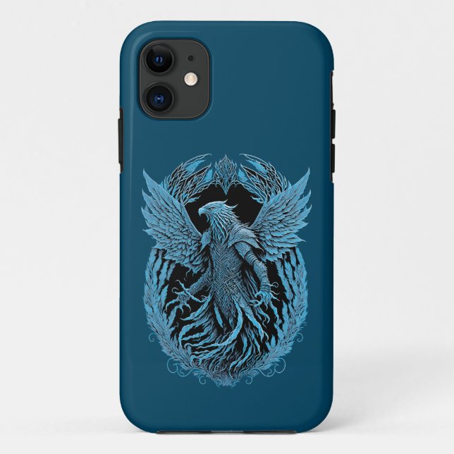 Capa Para iPhone 11 Criatura de fantasia | Águia medieval (Verso)