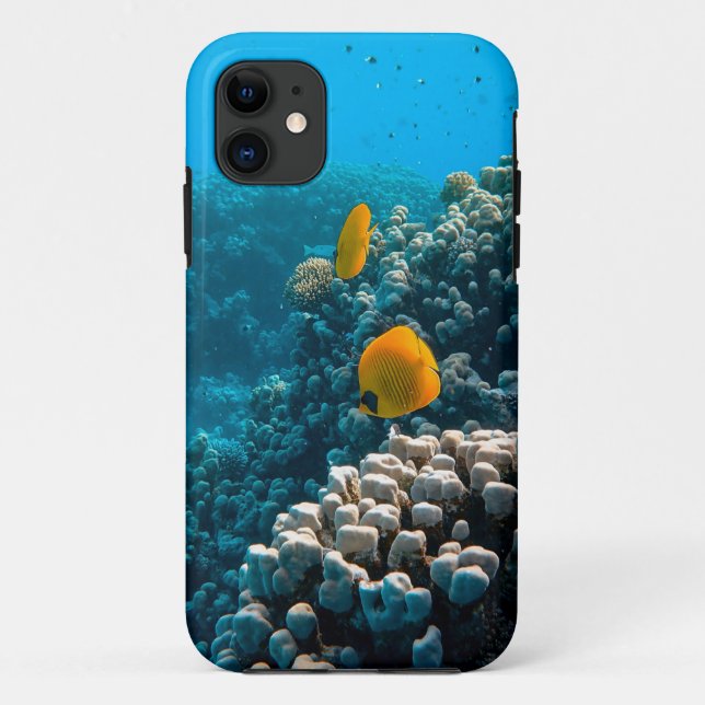 Capa Para iPhone 11 Criaturas do Mar (Verso)