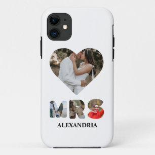 Capa Para iPhone 11 Crie o seu próprio casal Sr. e Sra. Fotografia Mat