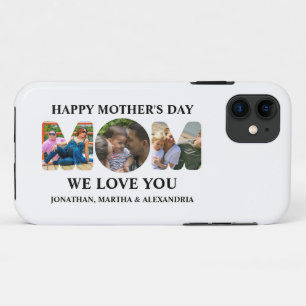 Capa Para iPhone 11 Crie seu próprio Feliz dia de as mães de colagem d