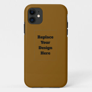 Capa Para iPhone 11 Crie seu próprio marrom