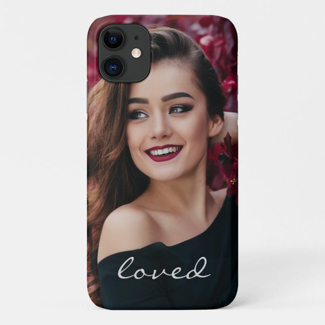 Capa Para iPhone 11 Crie Sua Própria Foto Personalizada DIY Amada (Verso)