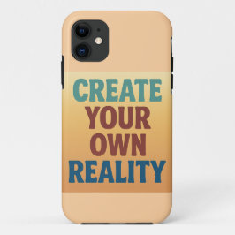 Capa Para iPhone 11 Crie sua própria realidade - Design de psicologia