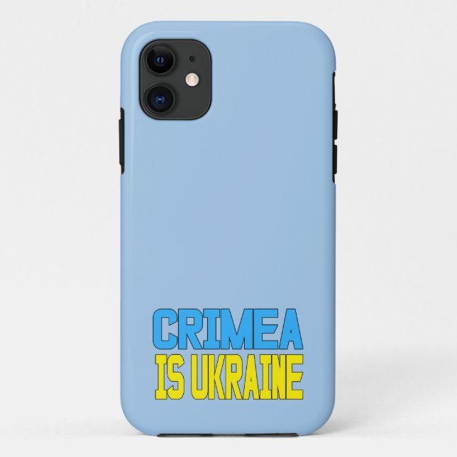 Capa Para iPhone 11 Crimeia é a Ucrânia (Verso)