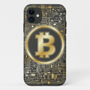 Capa Para iPhone 11 Criptomoeda do Conselho de circuito de criptografi