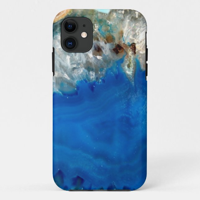 Capa Para iPhone 11 cristal azul (Verso)