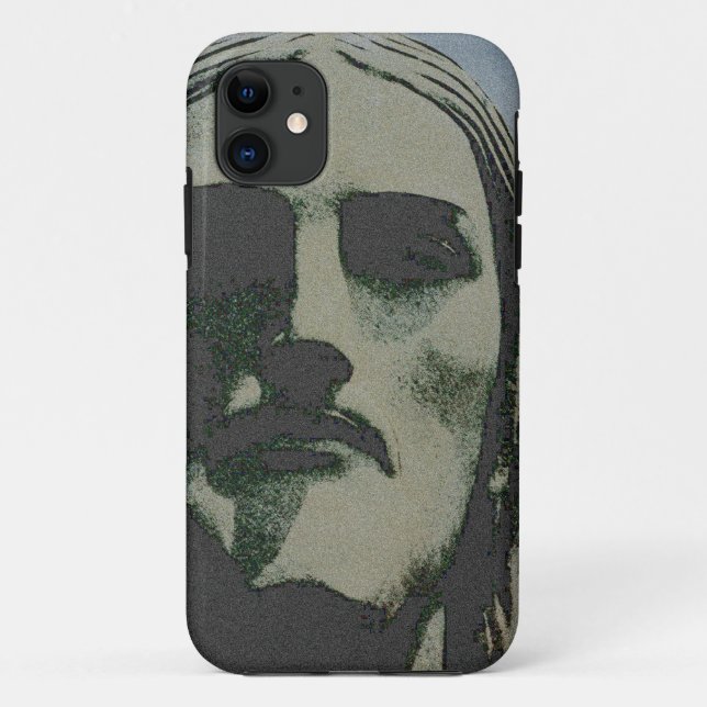 Capa Para iPhone 11 Cristo a cara do redentor - RIO (Verso)