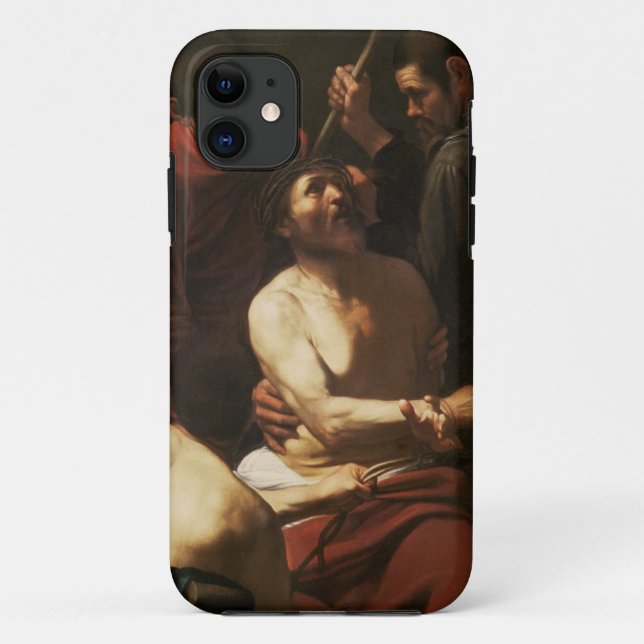Capa Para iPhone 11 Cristo coroado pelos espinhos, c.1602 (Verso)