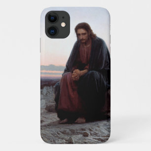Capa Para iPhone 11 Cristo na Natureza Selvagem, Ivan Kramskoi