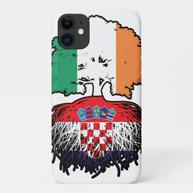 Capa Para iPhone 11 Croácia Irlanda, Irlanda, Árvore da Irlanda (Verso)