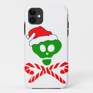 Capa Para iPhone 11 Crossbones do crânio do Natal