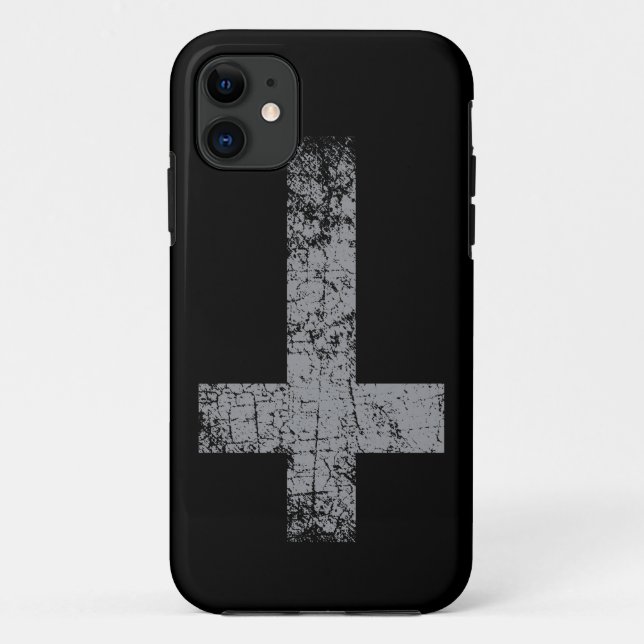Capa Para iPhone 11 Cruz invertida (Verso)