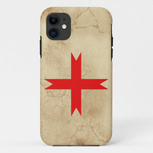 Capa Para iPhone 11 Cruz Medieval dos Cavaleiros Templários