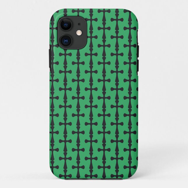 Capa Para iPhone 11 Cruz Minimalista Moderna Arte Cristã Contemporânea (Verso)