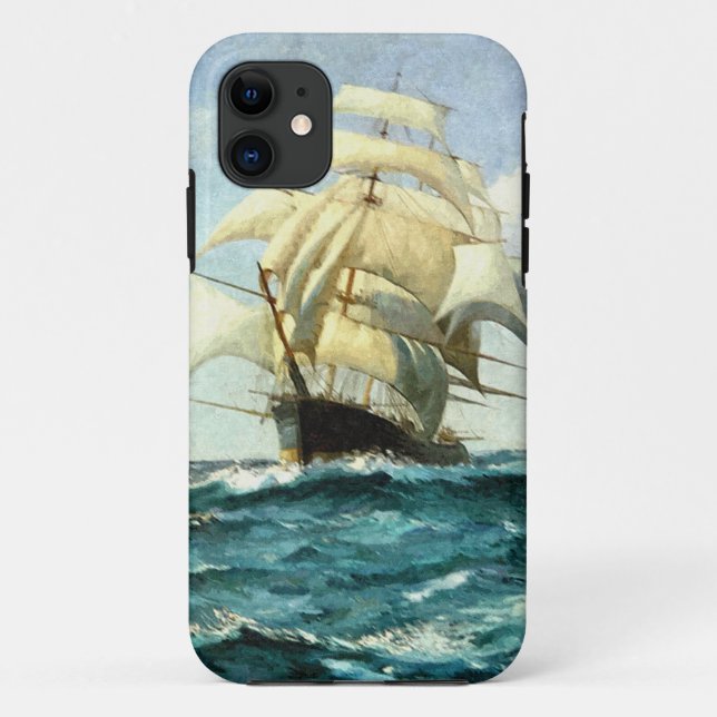 Capa Para iPhone 11 Cruzando o oceano (Verso)