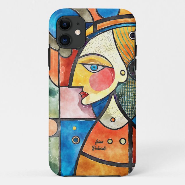Capa Para iPhone 11 Cubismo Design (Verso)