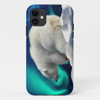 Capa Para iPhone 11 Cubo de Urso Polar Bonito e Caso do iPhone 5 Auror