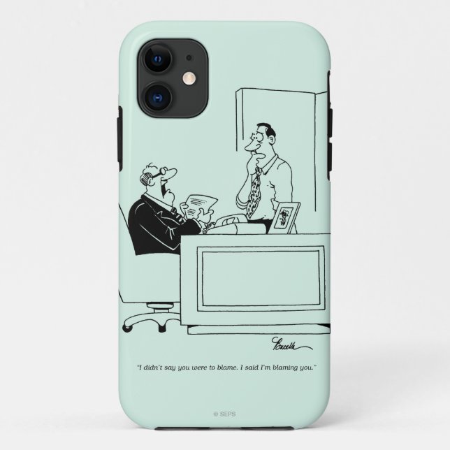 Capa Para iPhone 11 Culpa do escritório (Verso)