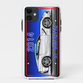 Capa Para iPhone 11 Cupé 2014 de C7 Corveta por K. Scott Teeters