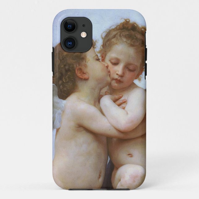 Capa Para iPhone 11 Cupid & Psyche Bouguereau Pre-Raphaelite (Verso)