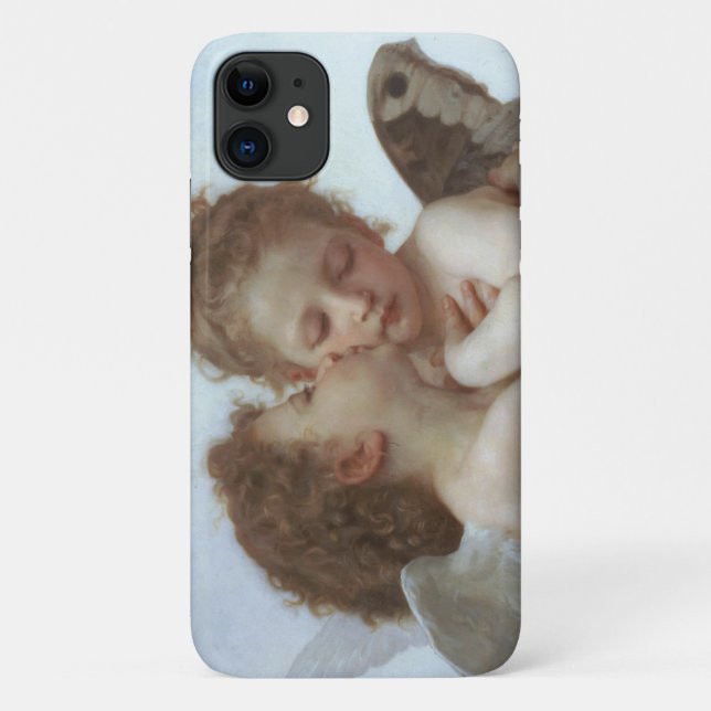 Capa Para iPhone 11 Cupido e Psicose como Crianças (Verso)