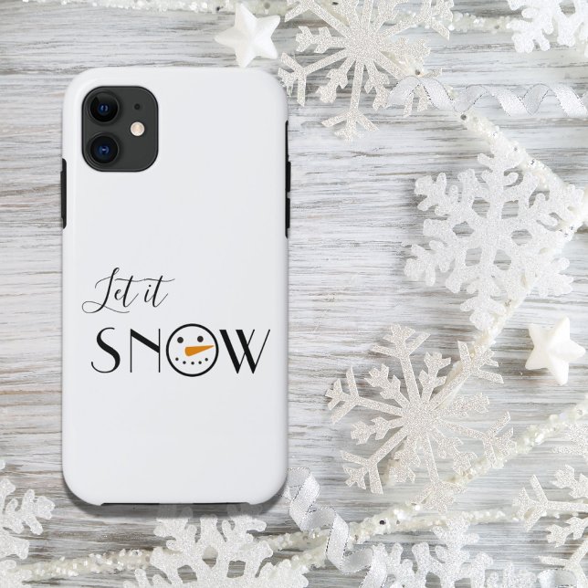 Capa Para iPhone 11 Curioso, deixe-o nevar (Criador carregado)