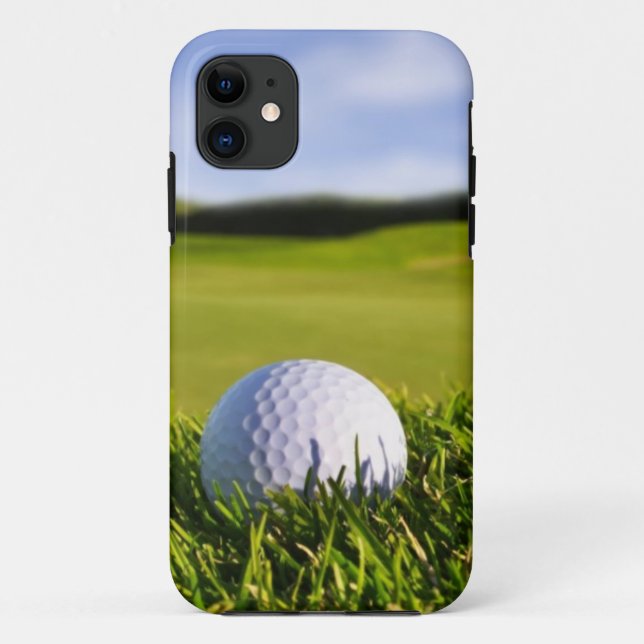 Capa Para iPhone 11 Curso de Bola de Golfe (Verso)