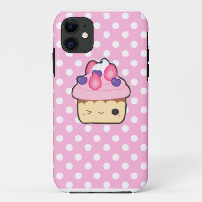 Capa Para iPhone 11 Cute cupcake Iphone case (Verso)