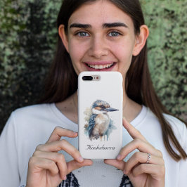 Capa Para iPhone 11 Cute Kookaburra em uma filial, personalizado