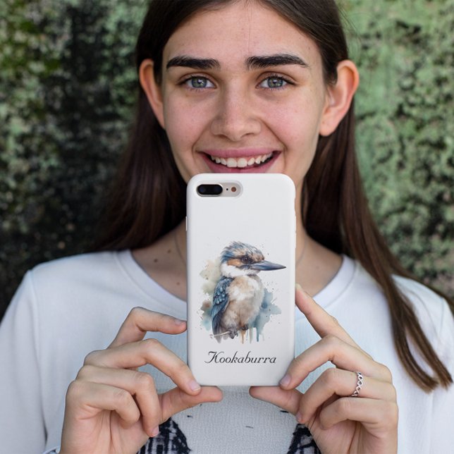 Capa Para iPhone 11 Cute Kookaburra em uma filial, personalizado (Criador carregado)
