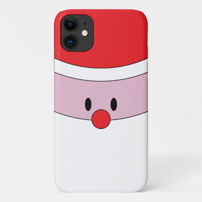 Capa Para iPhone 11 Cute Santa Claus (Verso)