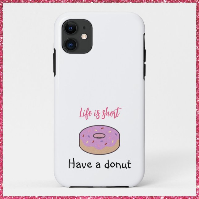 Capa Para iPhone 11 Cute Tem Rosquinha (Criador carregado)