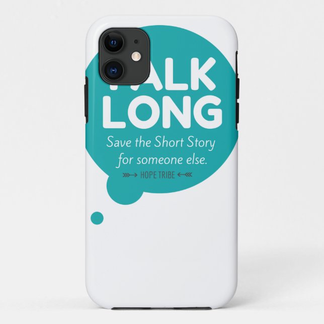Capa Para iPhone 11 Da conversa iphone 5 por muito tempo - consciência (Verso)