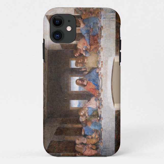Capa Para iPhone 11 Da Vinci é o último jantar (Verso)