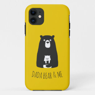 Capa Para iPhone 11 DADA BEAR & ME   Filhos Pais Filha Filho Dada Bear