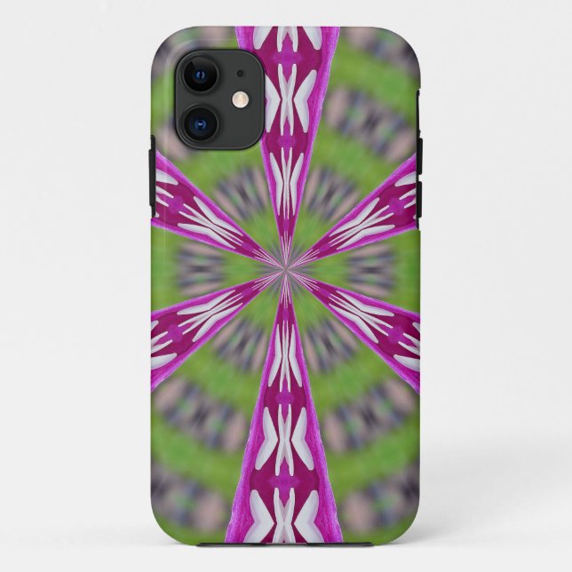 Capa Para iPhone 11 Dahlia Kaliediscope (Verso)