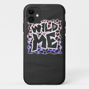 Capa Para iPhone 11 Dalmaciano Preto e Rosa Selvagem