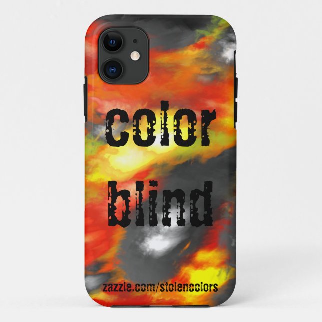 Capa Para iPhone 11 Daltonismo (Verso)